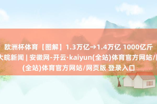 欧洲杯体育【图解】1.3万亿→1.4万亿 1000亿斤食粮从哪来？_大皖新闻 | 安徽网-开云·kaiyun(全站)体育官方网站/网页版 登录入口