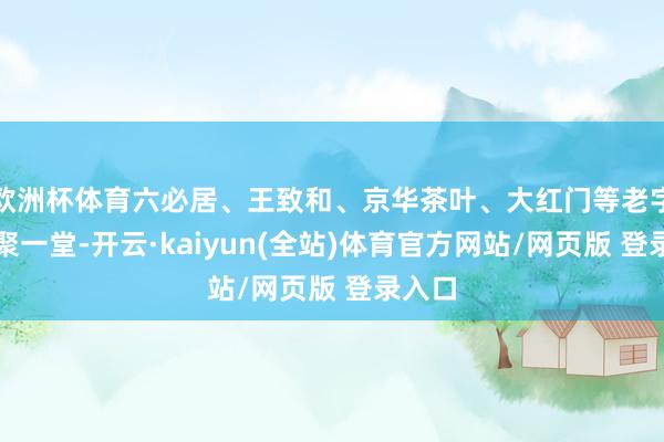 欧洲杯体育六必居、王致和、京华茶叶、大红门等老字号皆聚一堂-开云·kaiyun(全站)体育官方网站/网页版 登录入口
