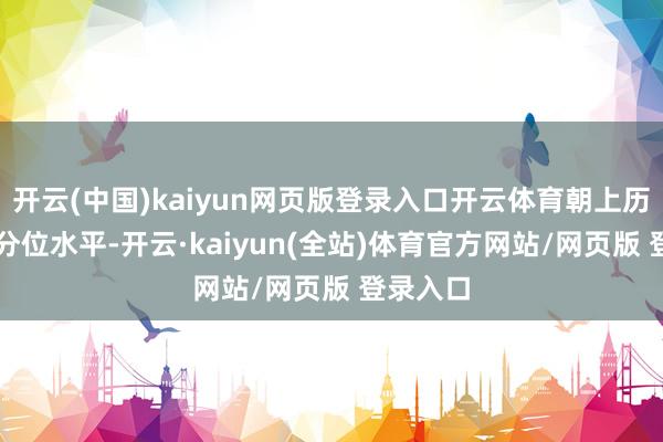 开云(中国)kaiyun网页版登录入口开云体育朝上历史80%分位水平-开云·kaiyun(全站)体育官方网站/网页版 登录入口